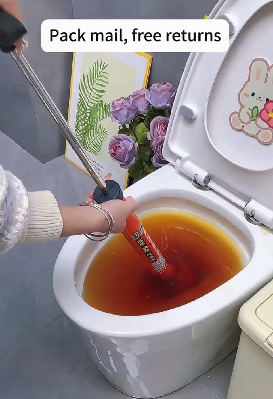 High Pressure Toilet Unblock One Shot Toilet PipePlunger, Upgraded Toilet Plunger Kit High PressureClog Remover Plumbing Tool #TikTokshop