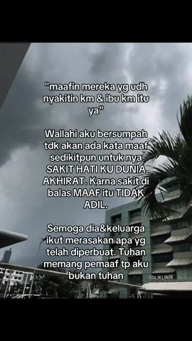 jangan lupa tabur tuai itu nyata ya buk😘