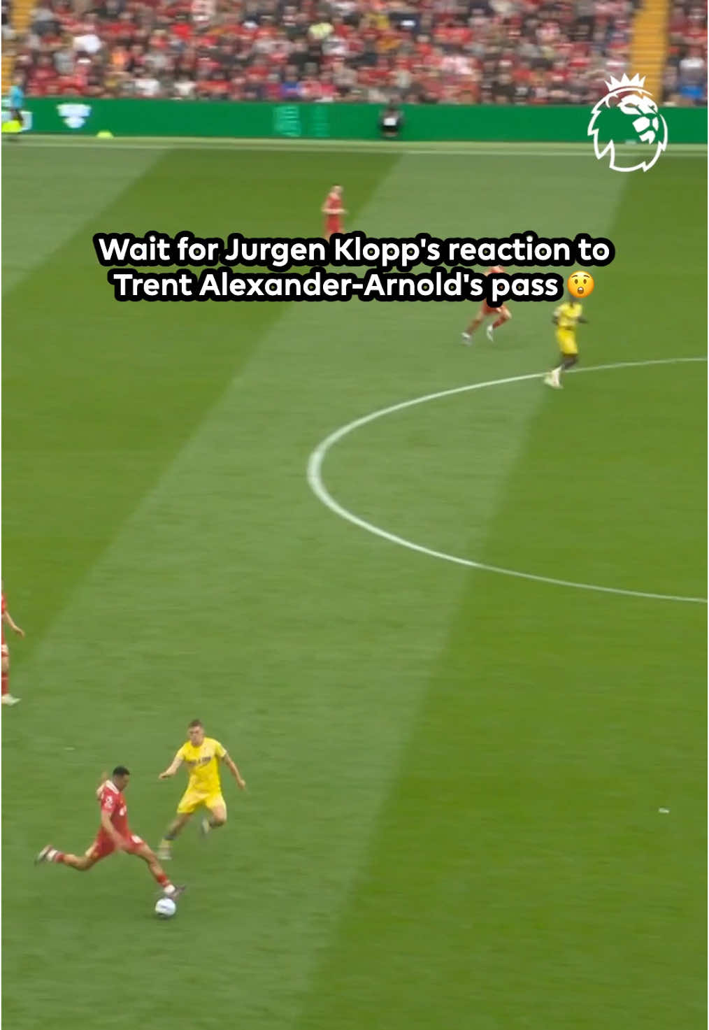 Trent Alexander-Arnold’s passing range 🫢 #PremierLeague @Liverpool FC 