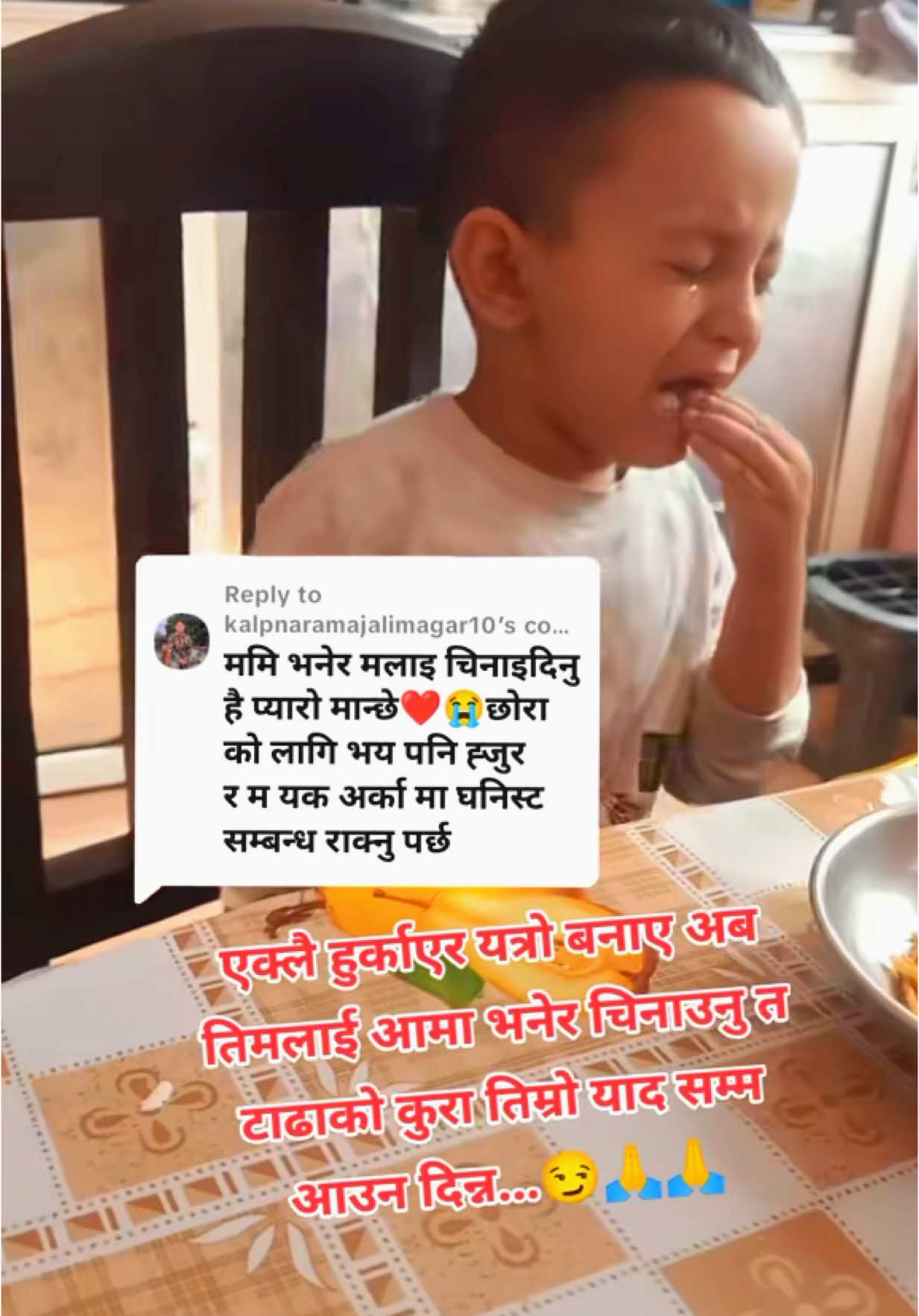 पशु कि ममि भनेर चिनाउ छोरोलाई???