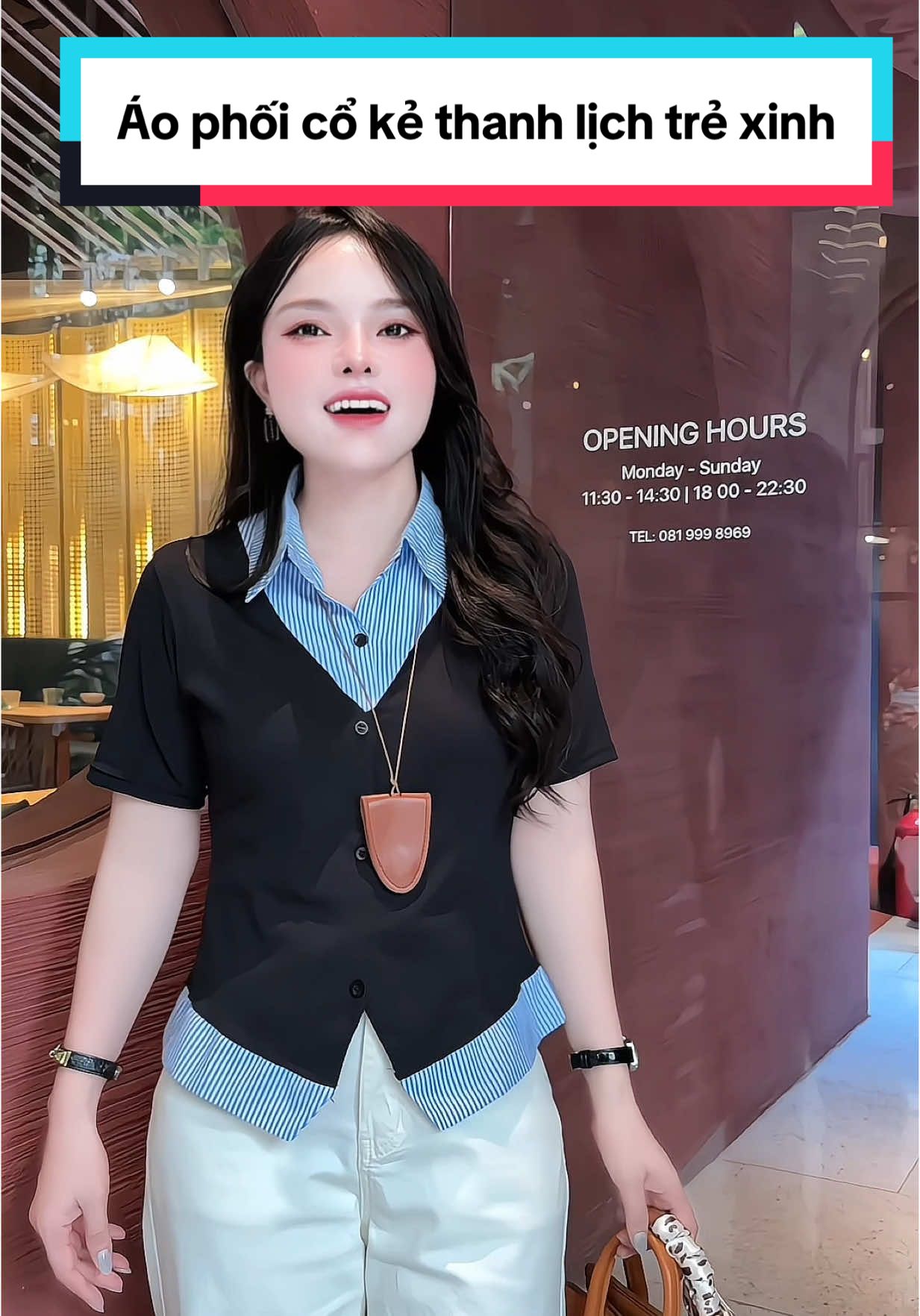 Áo sơ mi kẻ phối cổ trắng trẻ trung quá sang luôn mí bà ơi, dễ mặc chất mềm mát và phom mê luôn giá lại rẻ  #gucuahue #aosomi #aosominu #aosomidaitay #sominu #thoitrangnu #aodep #fashion #reviewthoitrang #fyp #phoidoxinh #somikesoc 