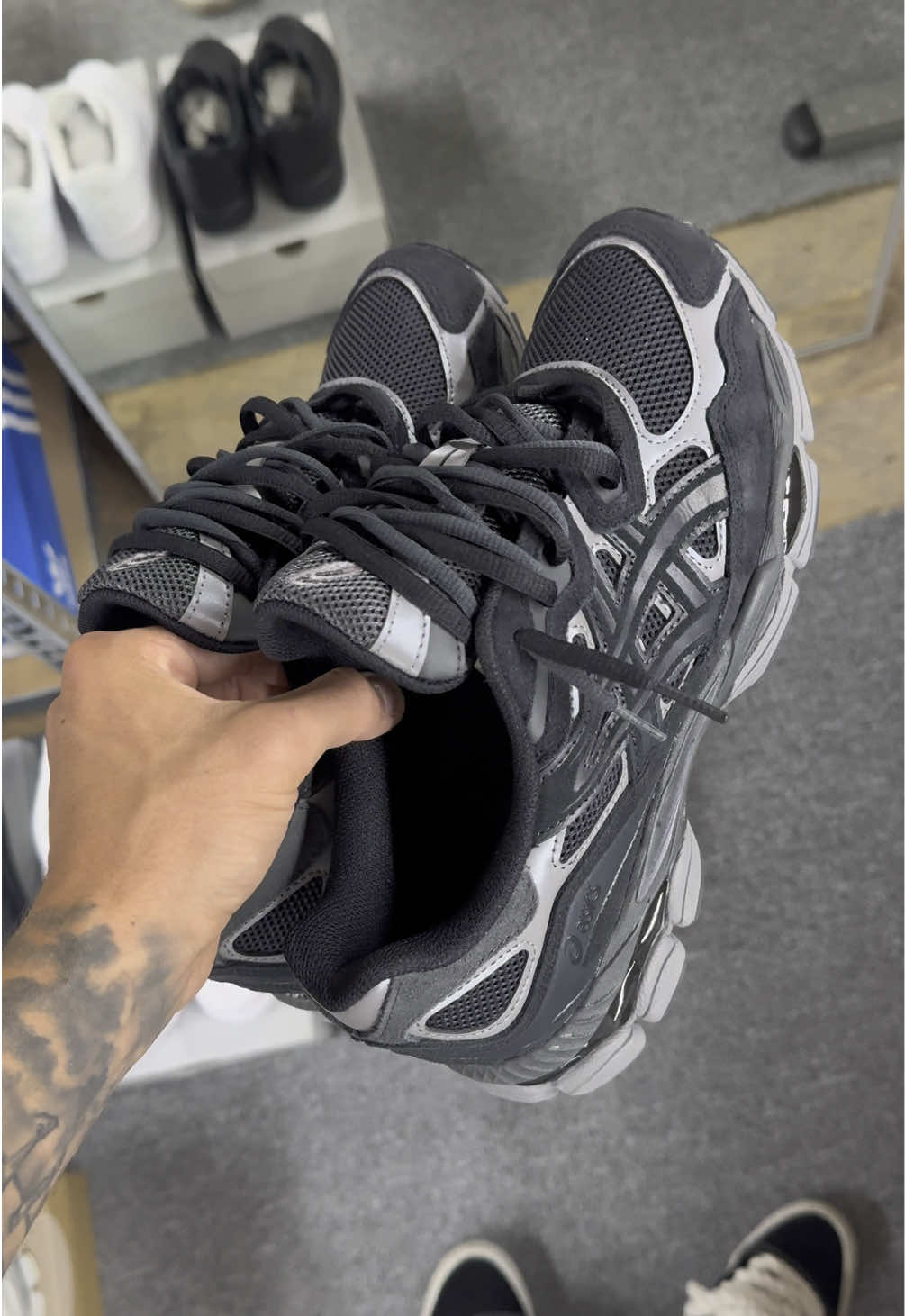ASICS GEL NYC BLACK #fyp #viral #asics #27af1ropez 