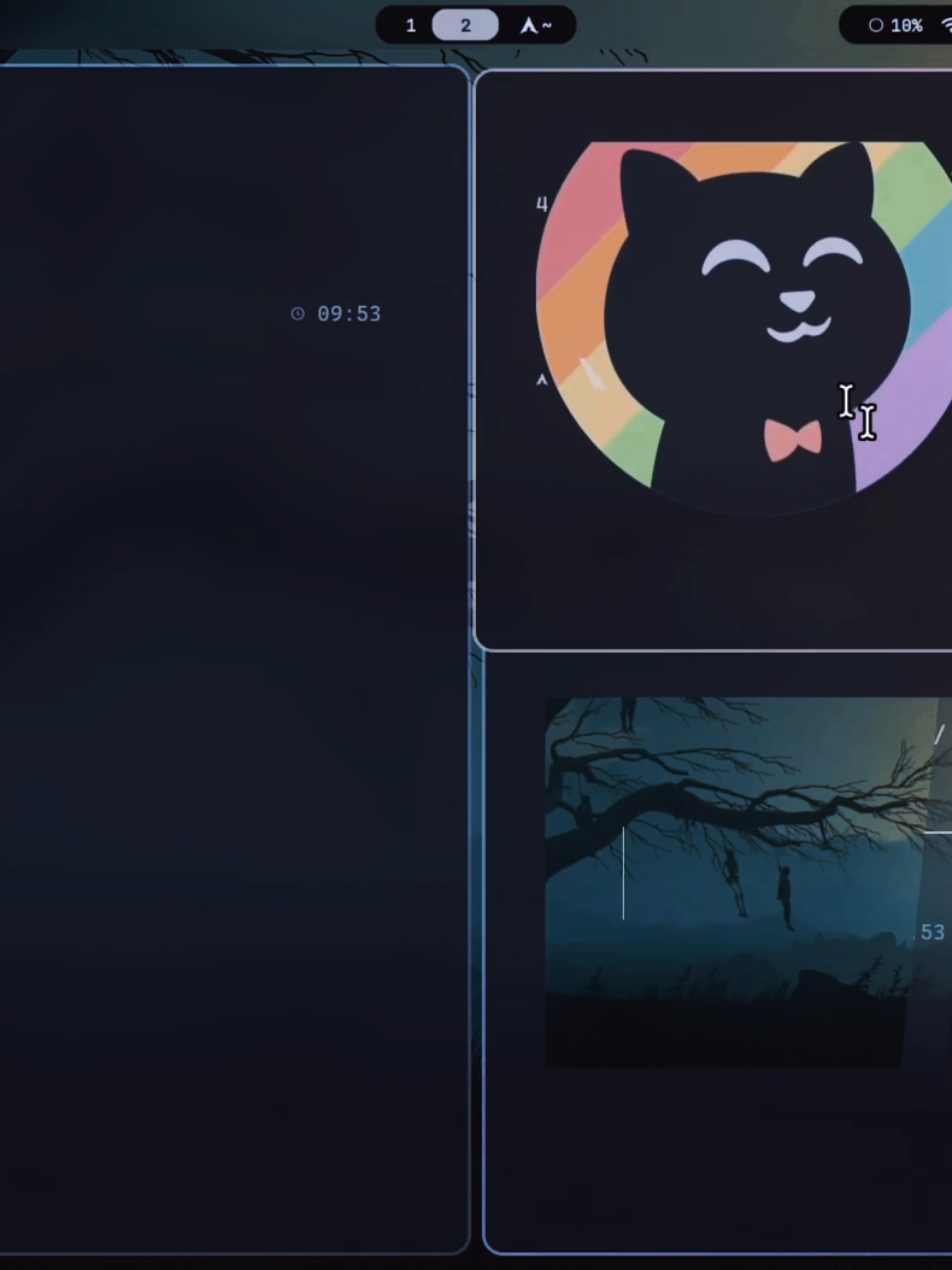 Arch linux + Hyprland 🌸 #linux #arch #hyprland #ricing #customization #fyp #ghanmi #trending #fyp 
