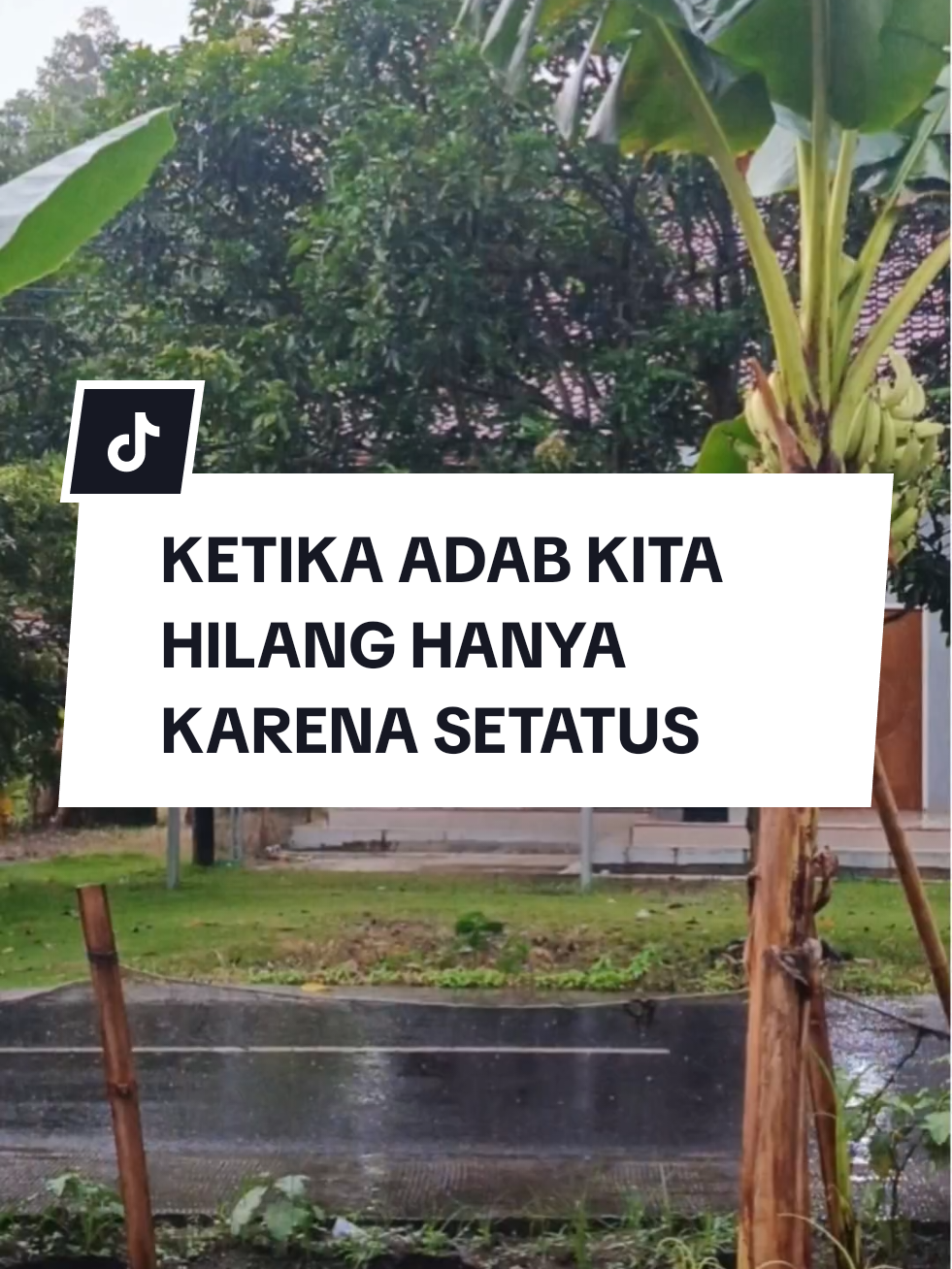 KETIKA ADAB KITA HILANG HANYA KARENA SETATUS #katabijak #afirmasi #motivasi #adab #etika #hidup #hidupbebasdrama #kehidupan #katakata #munafik #nurani #kejujuran #fy #fyp #promomakangajian 