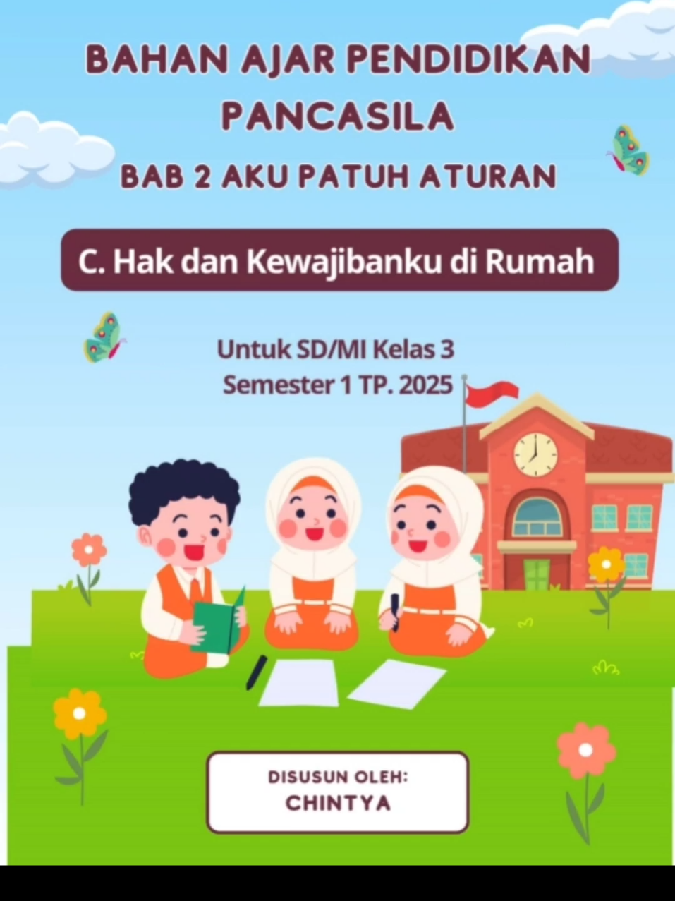 Bahan ajar Hak dan kewajiban ku dirumah #bahanajar #materiajar #pendidikanpancasila #kelas3 #hakdankewajiban #fyppppppppppppppppppppppp 