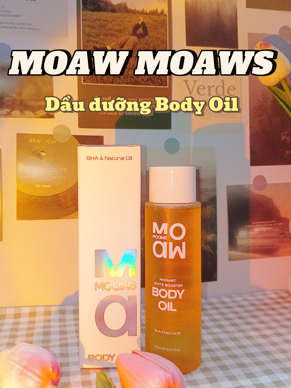 Dùng oil đi mấy bà, da mềm mịn, căng bóng mê luon😚📥 #bodyoilmoaws #bodyoil #moawmoaws #dauduongda #chamda #trending #xuhuong #fyp 