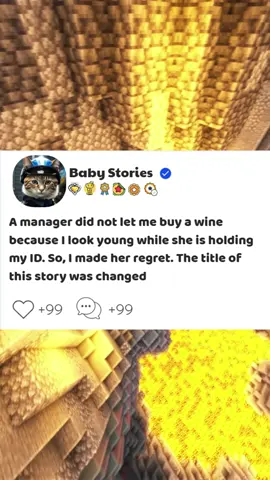 A manager did not let me buy a wine because I look young while she is holding my ID. So, I made her regret. The title of this story was changed