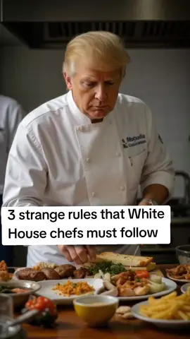 3 strange rules that White House chefs must follow #whitehouse #presidential #weirdrules #cheflife #kitchenrules #obama #trump #foodfacts #governmentsecrets #LearnOnTikTok