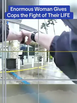 Enormous Woman Gives Cops the Fight of Their LIFE #cops #police 
