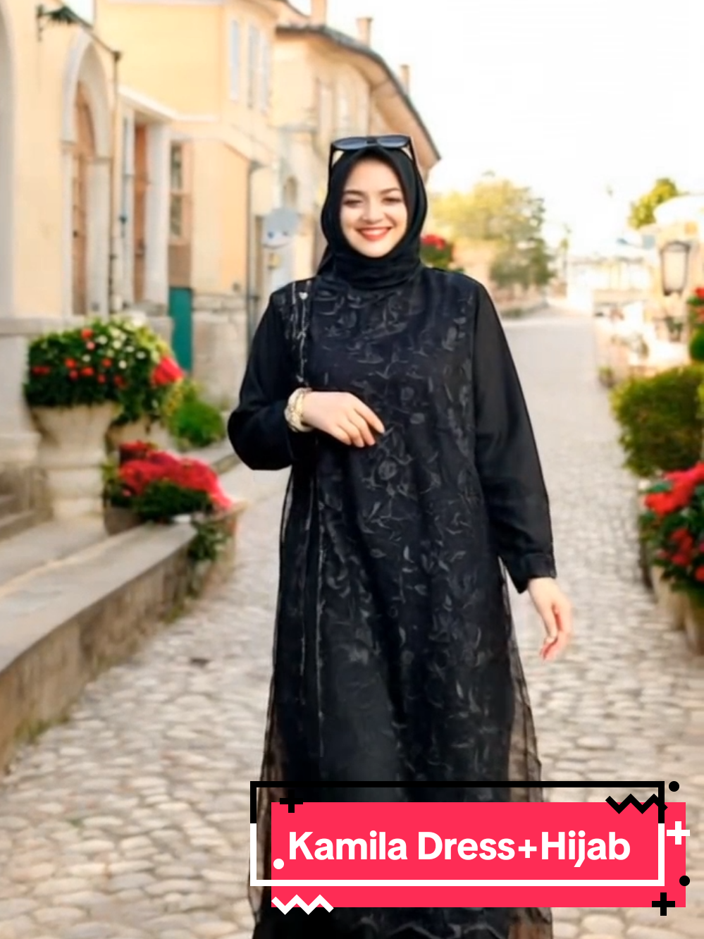✨ Mau tampil mewah tapi tetap sopan? Kamila Dress jawabannya! Udah dapet gamis + hijab, tinggal pakai langsung anggun! 😍 #GamisBrokat #DressMuslimah #HijabFashion #KamilaDress #OOTDKondangan #TikTokAffiliate #BusanaLebaran 