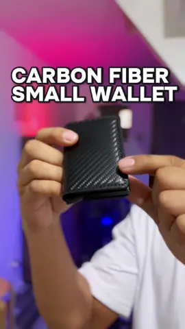Carbon fiber small wallet | card holder #wallet #rfidwallet #cards #idcard #cardholder #pitaka #tiktokshopfuntasticpayday #tiktoksaya #walletformen #walletforwomen 