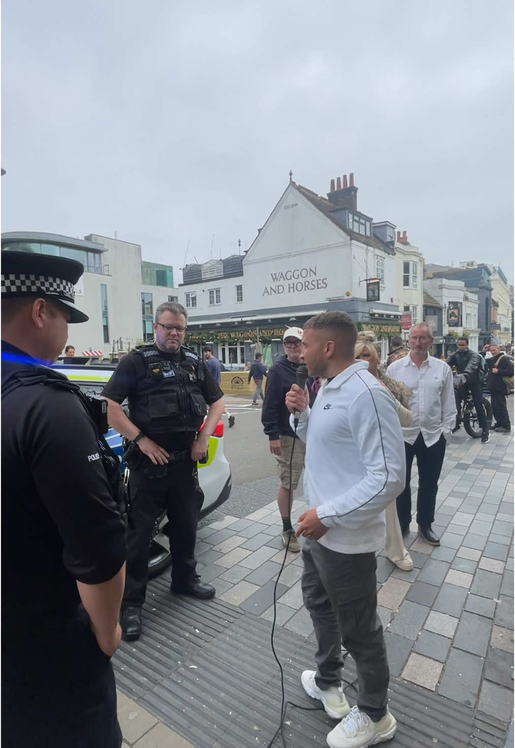 Regular Occurrence Now…🚓 🙏🕊️❤️✝️🔥 #jesus #jesuslovesyou #god #bible #holyspirit #brighton #brightonrevival2025 #christiantiktok #fyp 