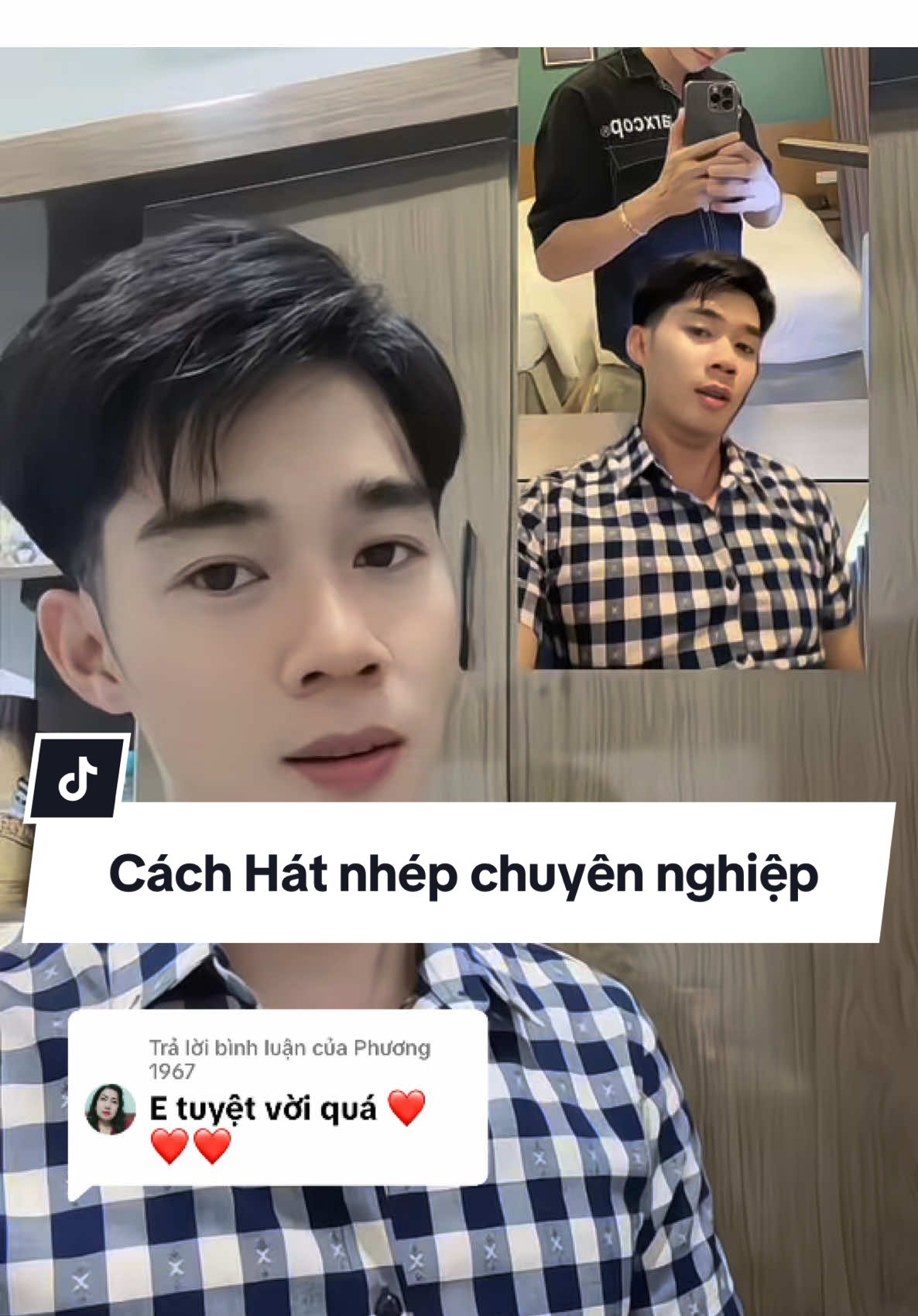 Trả lời @Phương 1967 hướng dẫn hát nhép có nền phía sau cực đẹp #chusureview #hatnhep #fyp 