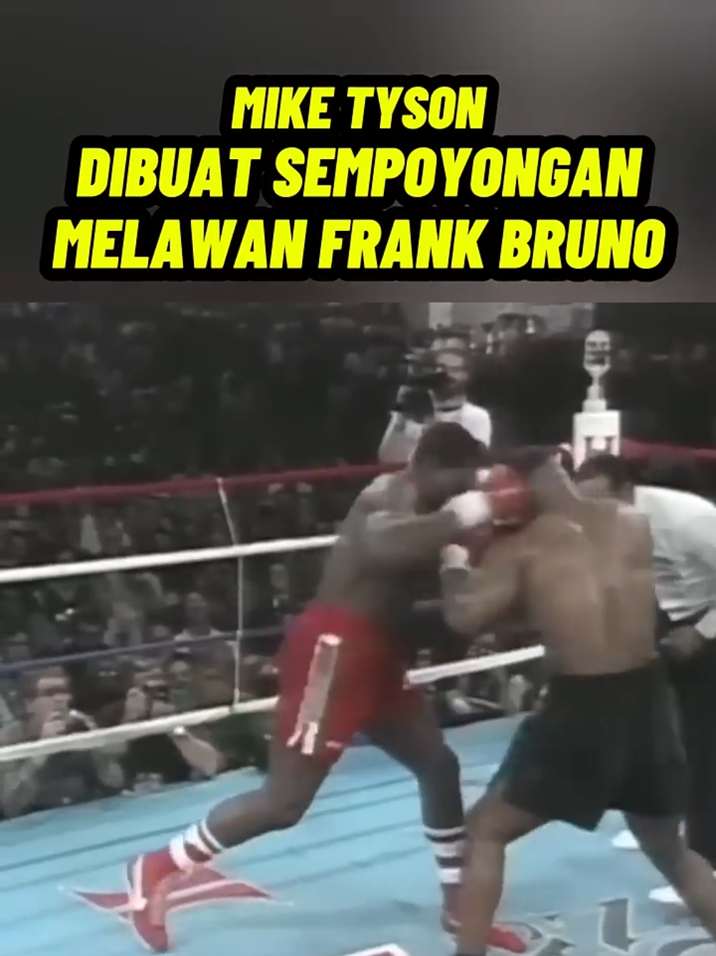 Mike Tyson VS Frank Bruno  Tyson Hampir Tumbang Tapi masih Bisa Comeback  #miketyson #boxing🥊 #tinju #fyp #fypage #fypシ゚ #fyppppppppppppppppppppppp #tren #trending #viral #viralvideo #foryou #foryoupage  #tiktok #follow #like #support #support_me #KO 