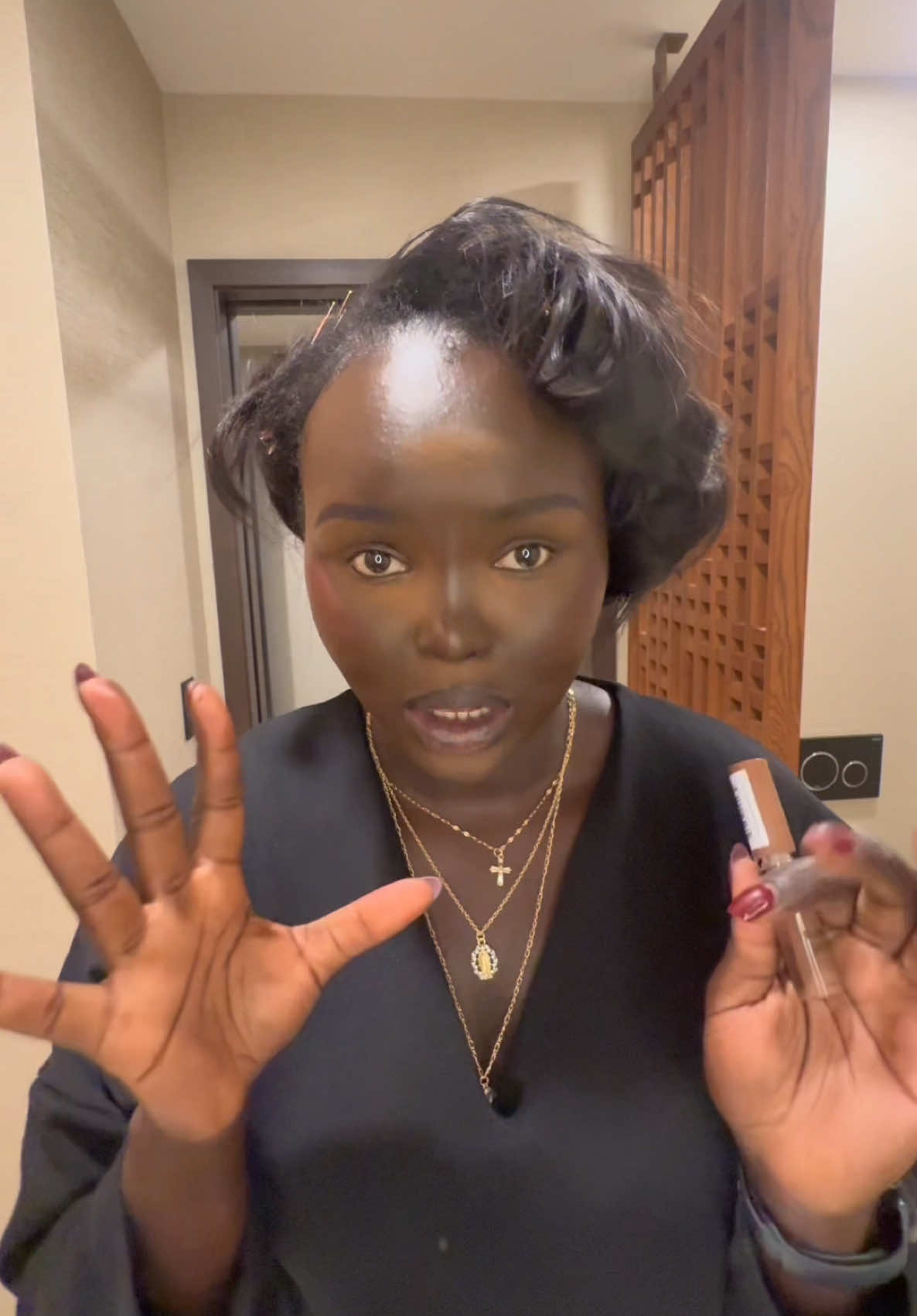 grwm doing my makeup  #nyadollie  #makeup 