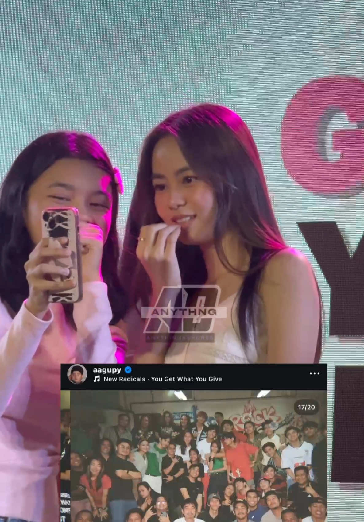 Ashtine’s reaction on Andres’ post during her meet and greet. #ashtineolviga #andresmuhlach #AshDres #amnse #ashdresskeepers @Ashtine Olviga @Andres 
