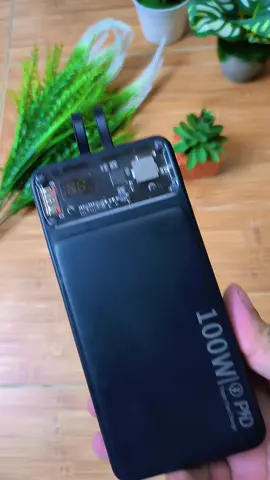 Sạc dự phòng 30000mah sạc nhanh 100w dung lượng pin lớn có sẵn dây cho điện thoại - Gutek GT159#sacduphong30000mah 