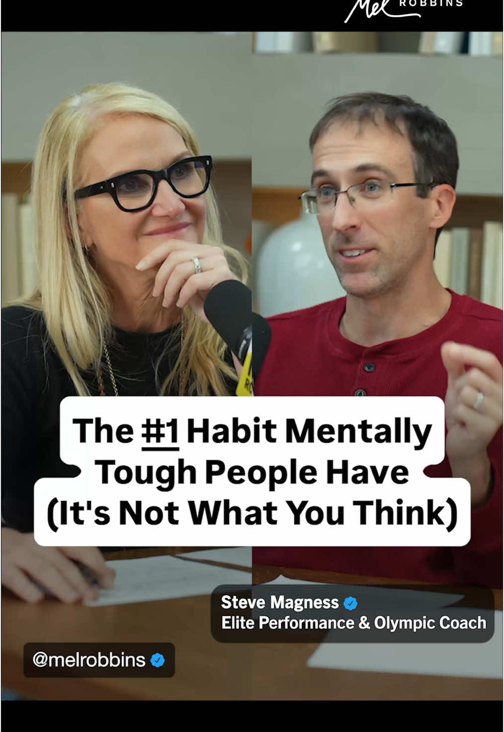 Mentally tough people don’t wait for the perfect day, they show up on the hard ones. This episode of The Mel Robbins Podcast with renowned performance and mindset coach @Steve Magness drops Monday, June 2nd. 🎧 
