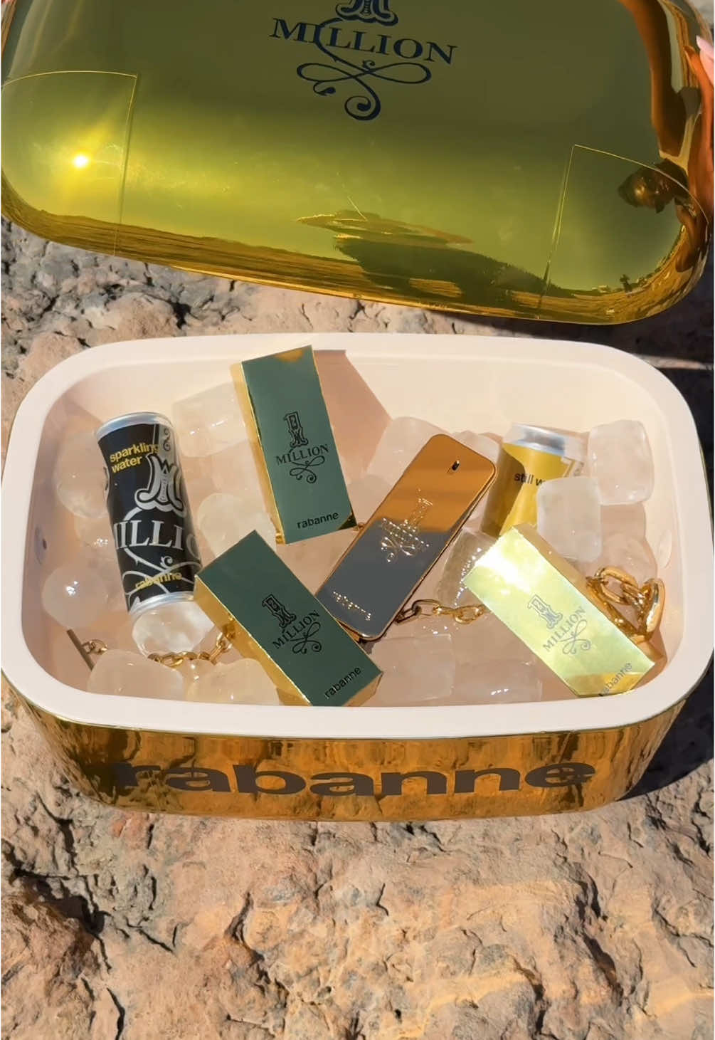 Beach day, but make it Rabanne.  #RabanneParfums #Rabanne #MillionGold #MillionGoldenResidency #ibiza #OneMillion 