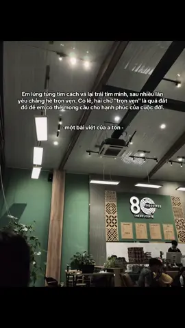 Em lúng túng tìm cách vá lại trái tim mình, sau nhiều lần yêu chắng hề trọn vẹn. Có lẽ, hai chữ 