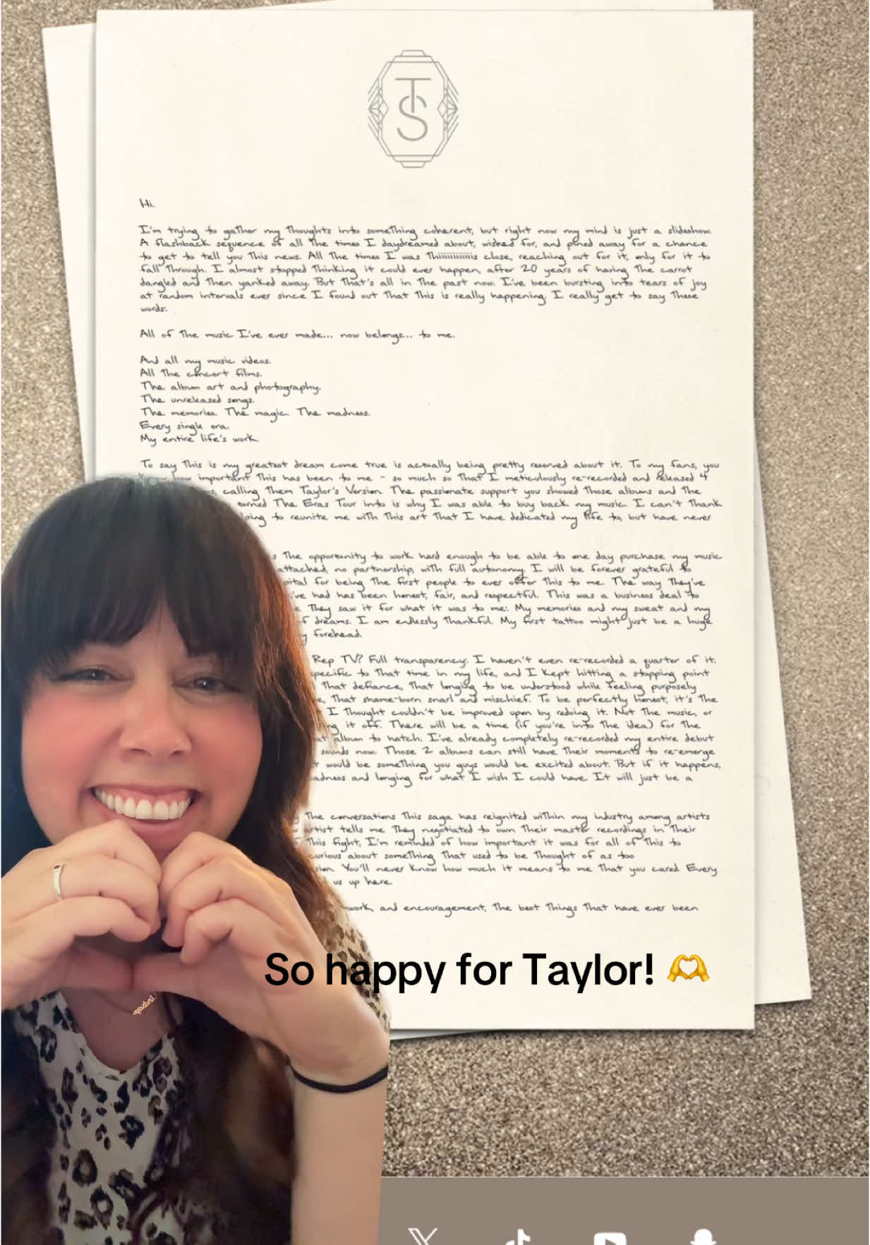 What a GREAT DAY TO BE A SWIFTIE!! Taylor owns all of her own music!!!!!!!!!! This is such a great thing to celebrate! 🫶🎉❤️🥳 @Taylor Swift @Taylor Nation  #taylor #taylorswift #swifttok #swiftie #greenscreen 