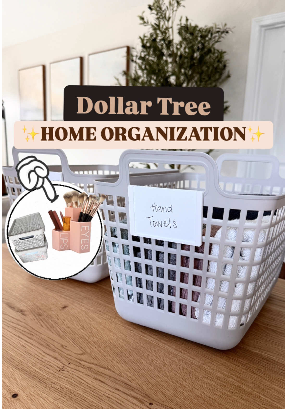 ✨ORGANIZATION✨ hacks from the Dollar Tree!  👉🏻 Which product was your favorite?! 💕📸 SHOPPING list: 🛒 Dollar Tree Stackable Bins w/lid 🛒 Dollar Tree Makeup Brush Organizer 🛒 Dollar Tree Woven Narrow Bin w/Handles 🛒 Dollar Tree Clip on Labels  #DIY #organization #organizationideas #dollartree #hack #homehacks #Home #homedesign #diyproject #tutorial #hacks #ideas #Lifestyle #lifehacks #kitchen #kitchenorganization #organizer #diy #tutorial #lifestyle #budget #home @Dollar Tree 