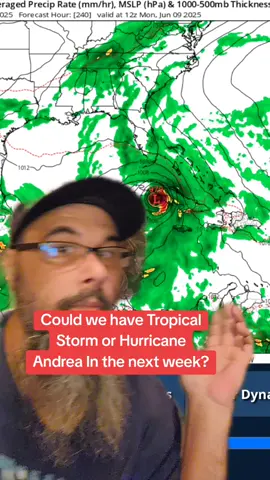 Could we have Tropical Storm or Hurricane Andrea In the next week?  #greenscreen #greenscreenvideo #Hurricane #tornado #nature #Outdoors #fyp #weather #storm 