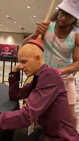 This is the equivalent of a leash for bald people @thejuliusalexander #comedy #funny #lol #alopecia