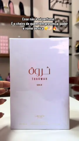 ✨ THARWAH GOLD ✨ O cheiro da elegância que gruda na pele e na memória. Sofisticado, marcante e com fixação absurda. Se você ama deixar rastro de poder… esse é O PERFUME. 👑 💎 Lacrado: R$ 499,90 💠 Fracionado: R$ 49,90 #postviralizar #perfumecollection #perfumes #perfumearabe 