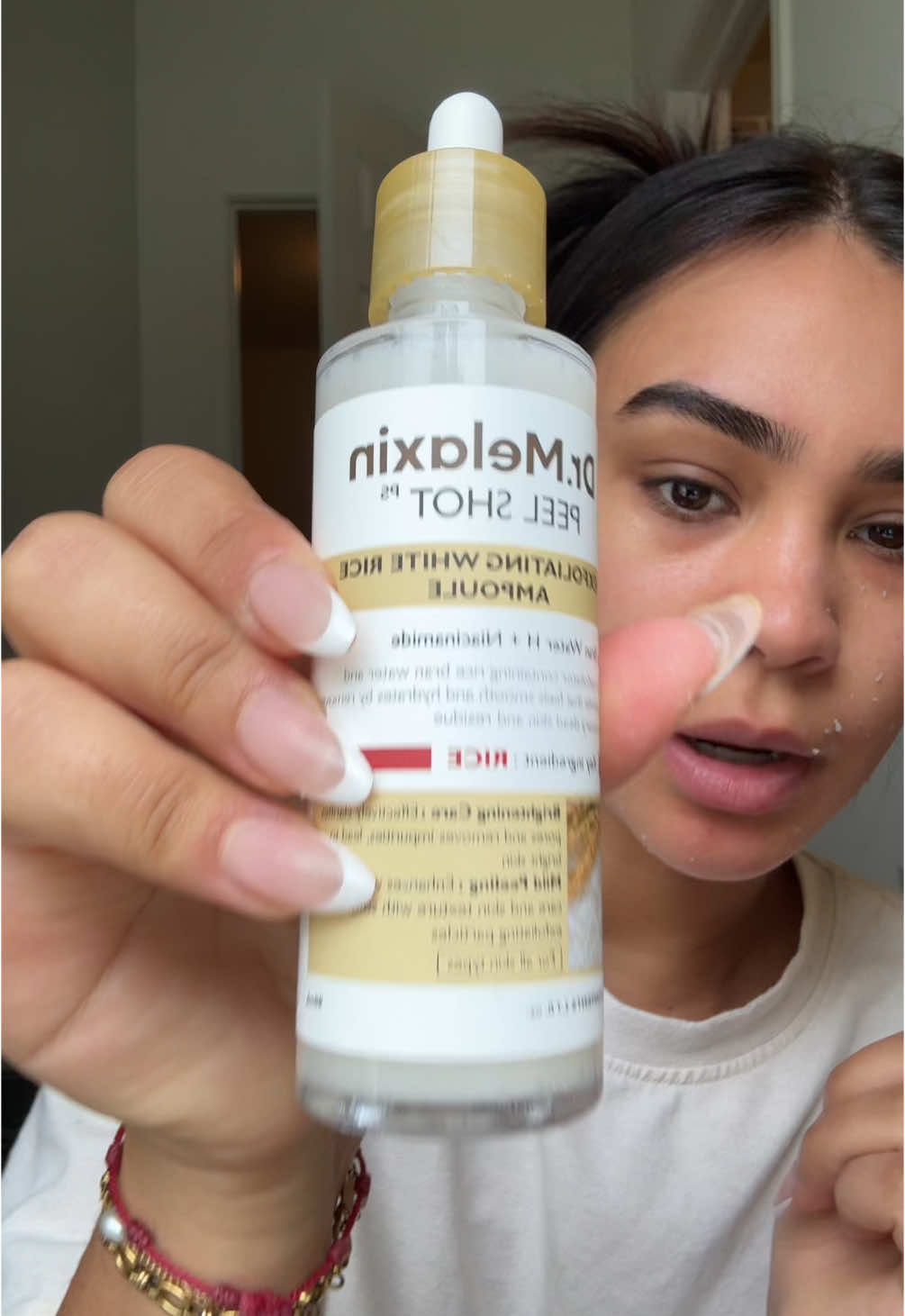 Miren hasta el final para que vean mi antes y después es loco.. #drmelaxinpeelshotrealreview #drmelaxin #drmelaxindarkspot #exfoliate #exfoliation #peelshot #brighteningcare 