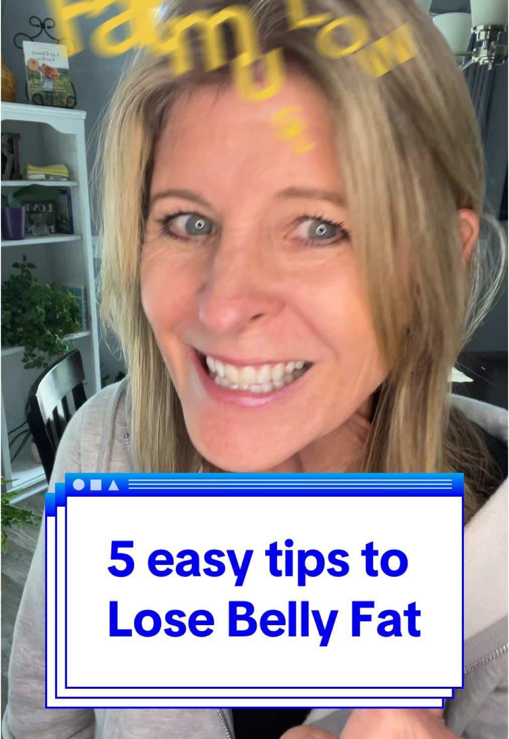 Do you want to lose belly fat? Here are 5 easy tips to get you to lose it! 