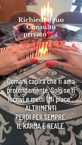 Domani capirà che ti ama profondamente. Solo se ti iscrivi e metti 
