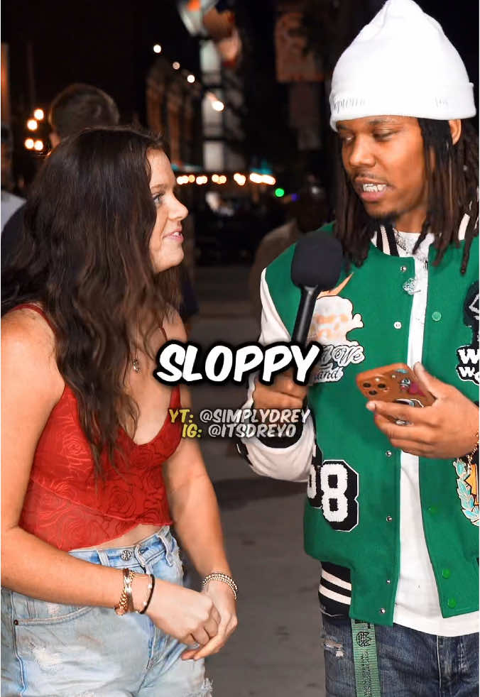 Thoughts On Sloppy Toppy! 😏 #fyp #foryou #viral #publicinterview