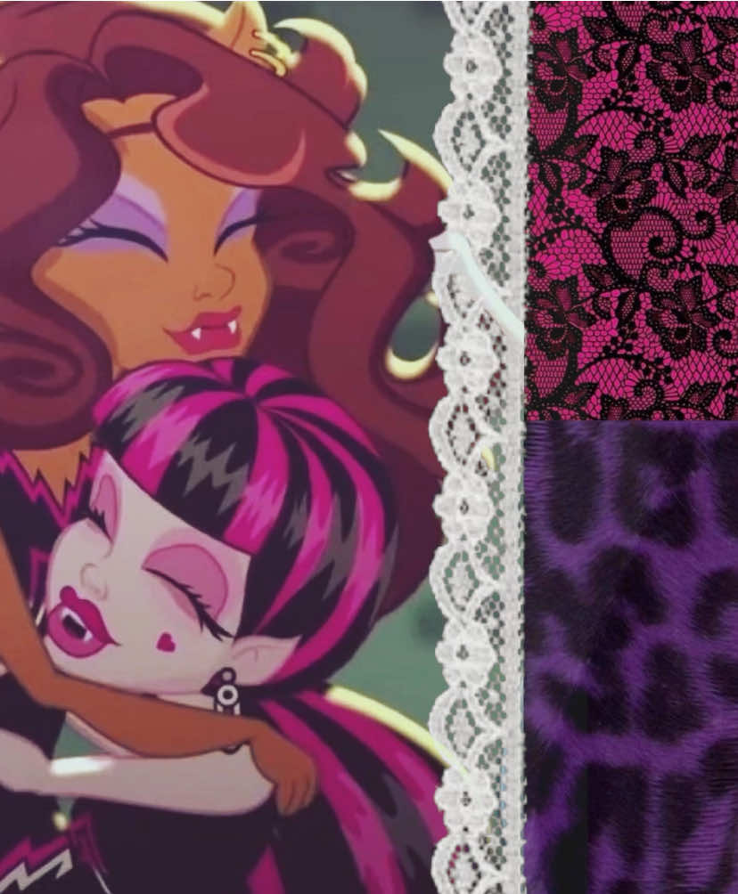 I love them sm #monsterhigh #moodboard #pinterest #draculaura #clawdeenwolf #aesthetic #edit #fy #duo 