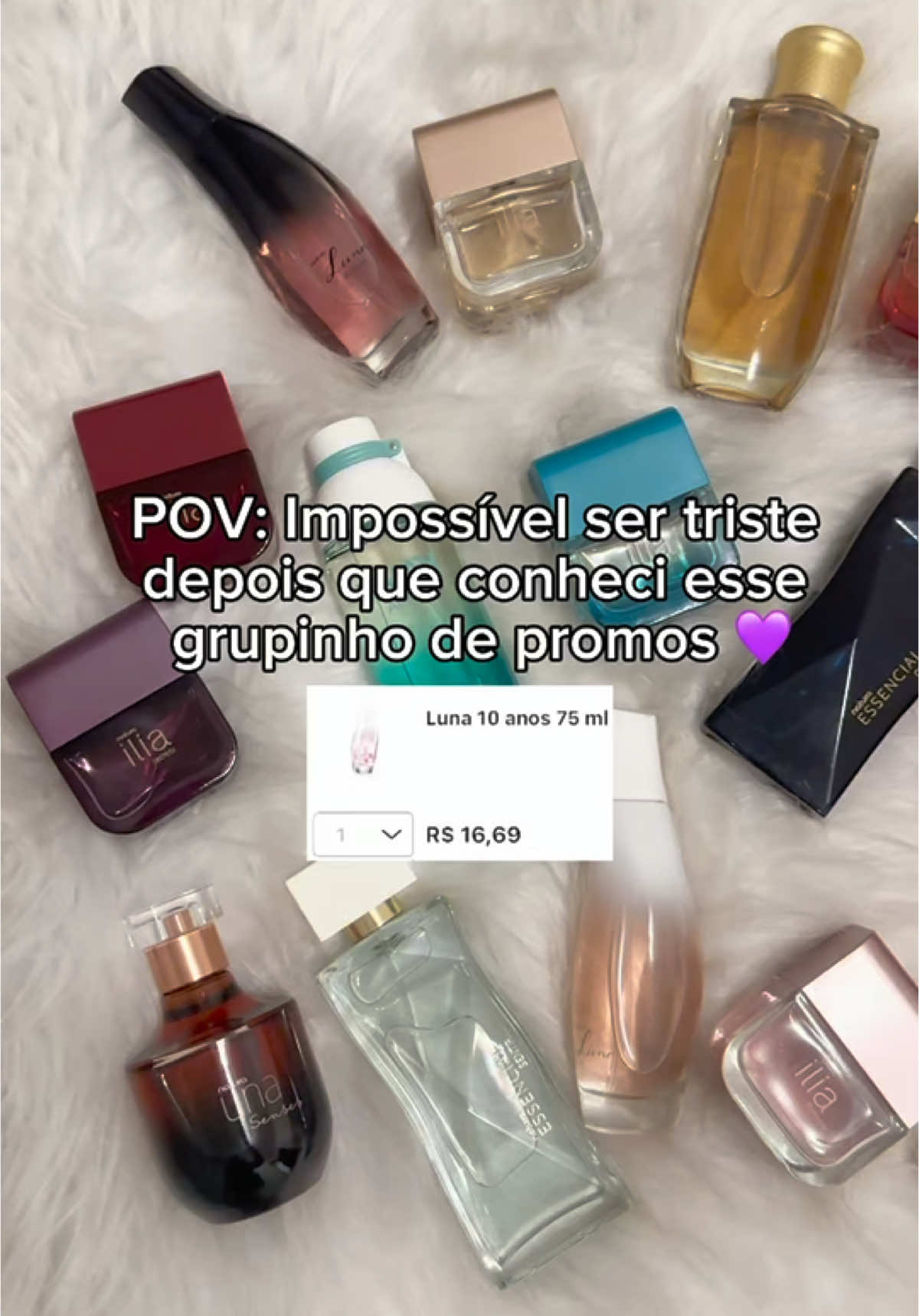 Sobre o melhor grupinho de promos da Natura 🤌🫶 #natura #promocoes #perfumetiktok #fyp #perfumesfemeninos #cheirosa 