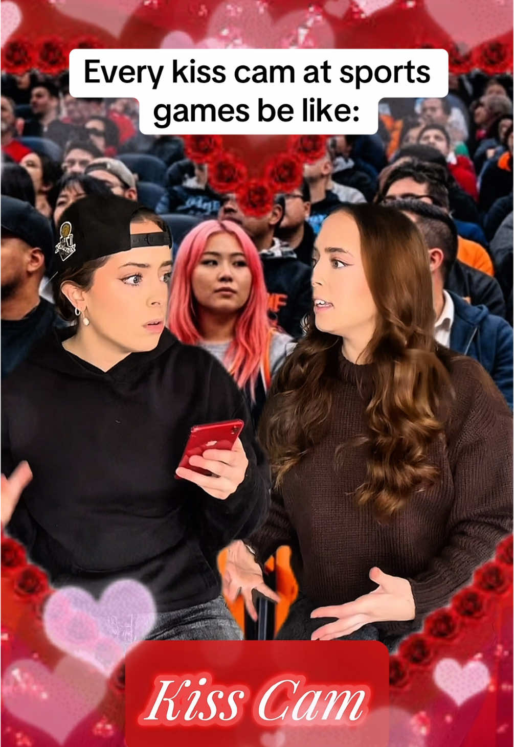It is quality entertainment 😂 #relatable #funny #kisscam #game #sports #basketball #football #comedy #skit #pov #viral #Relationship #couple 
