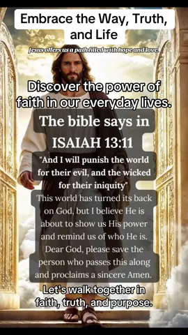 Embrace the Way, Truth, and Life🙏🛐#jesus #thetruth #hope #faith #inspiration #fyp 