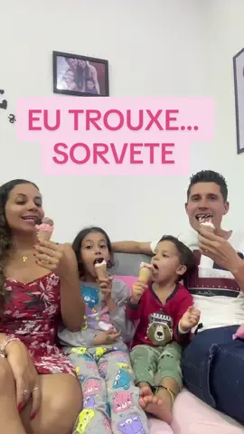 EU TROUXE SORVETE… #foryoupage #eutrouxe #fy #comida #trends #viral #familia #maternidade 