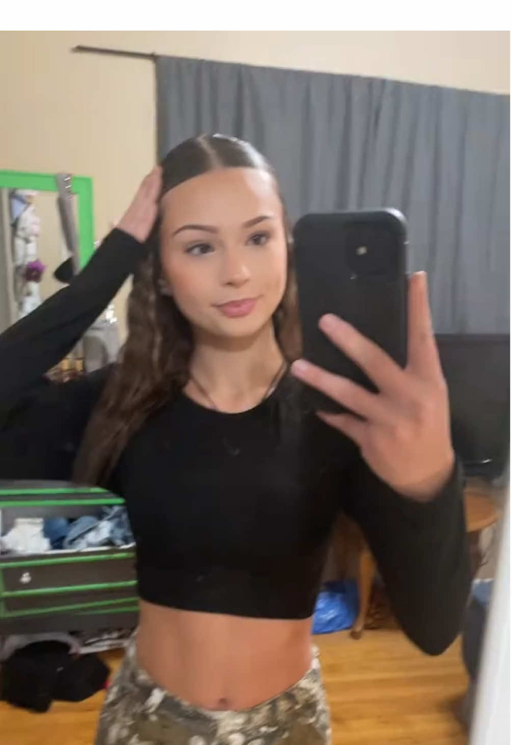 i need new sounds to use #mirrortok #brunette #lipsync #fitcheck 