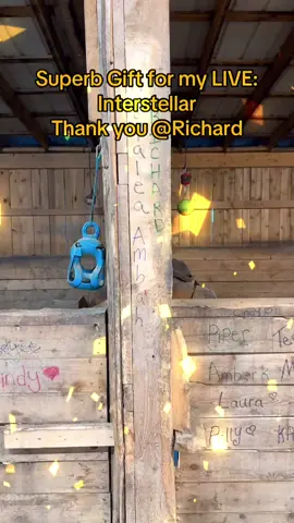 One of the best Gifts in my LIVE. Thank you, Richard! For your support to my content.@Richard #tiktoklive #livehighlights #livegift #interstellar 