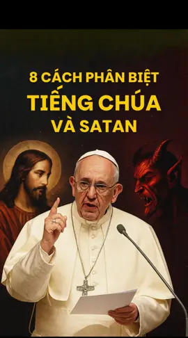 8 cách phân biệt Tiếng Chúa và Satan #chuagiesu #conggiao #phanxico #francis #satan 