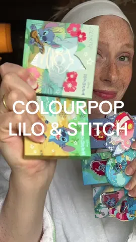 Replying to @Samantha 🪩🎀✨ omg bestie you're so nice😭😭 #makeup #colourpop #liloandstitch #freckles #beauty 