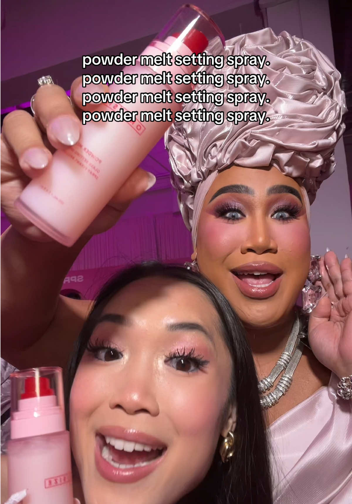 we know y’all hear it too! @Patrick Starrr @ONE SIZE BEAUTY  #20something #onesize #onesizebeauty #onesizesettingspray #patrickstarrr #losangeles 
