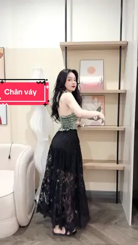 Em chân váy ren đẹp mê luôn ạ #vay #vayxinh #vayren #vaydangdai #hottrend #xuhuong 