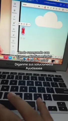 Cualquier cosa que escribo cambia, nunca me había pasado esto y trabajo con mi misma laptop siempre 😭😭😭  #canva #ayuda 