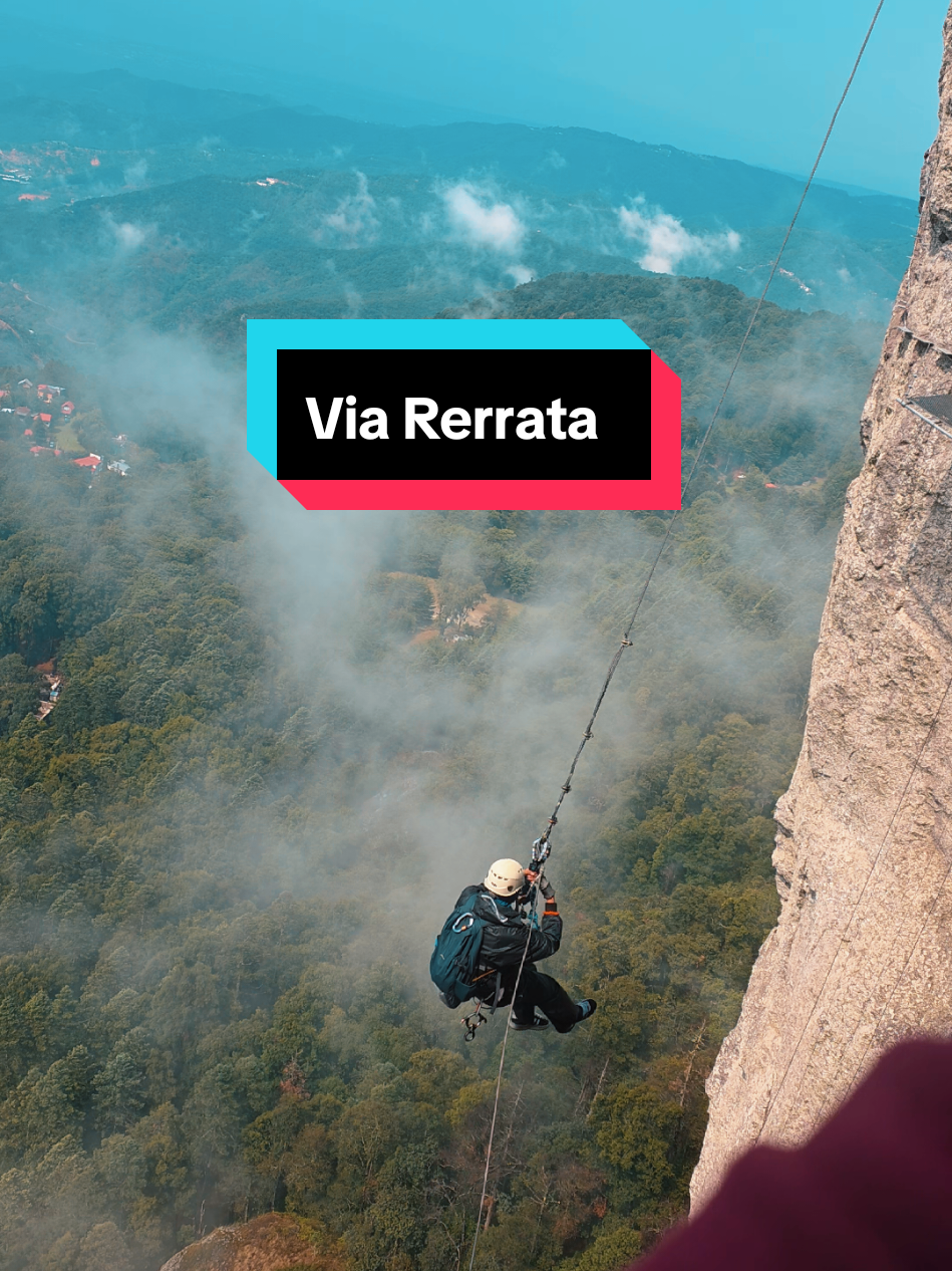 Via ferrata 🔥  #travel #hidalgo #viaferrata #viajes #extreme #high #altitude #scared 