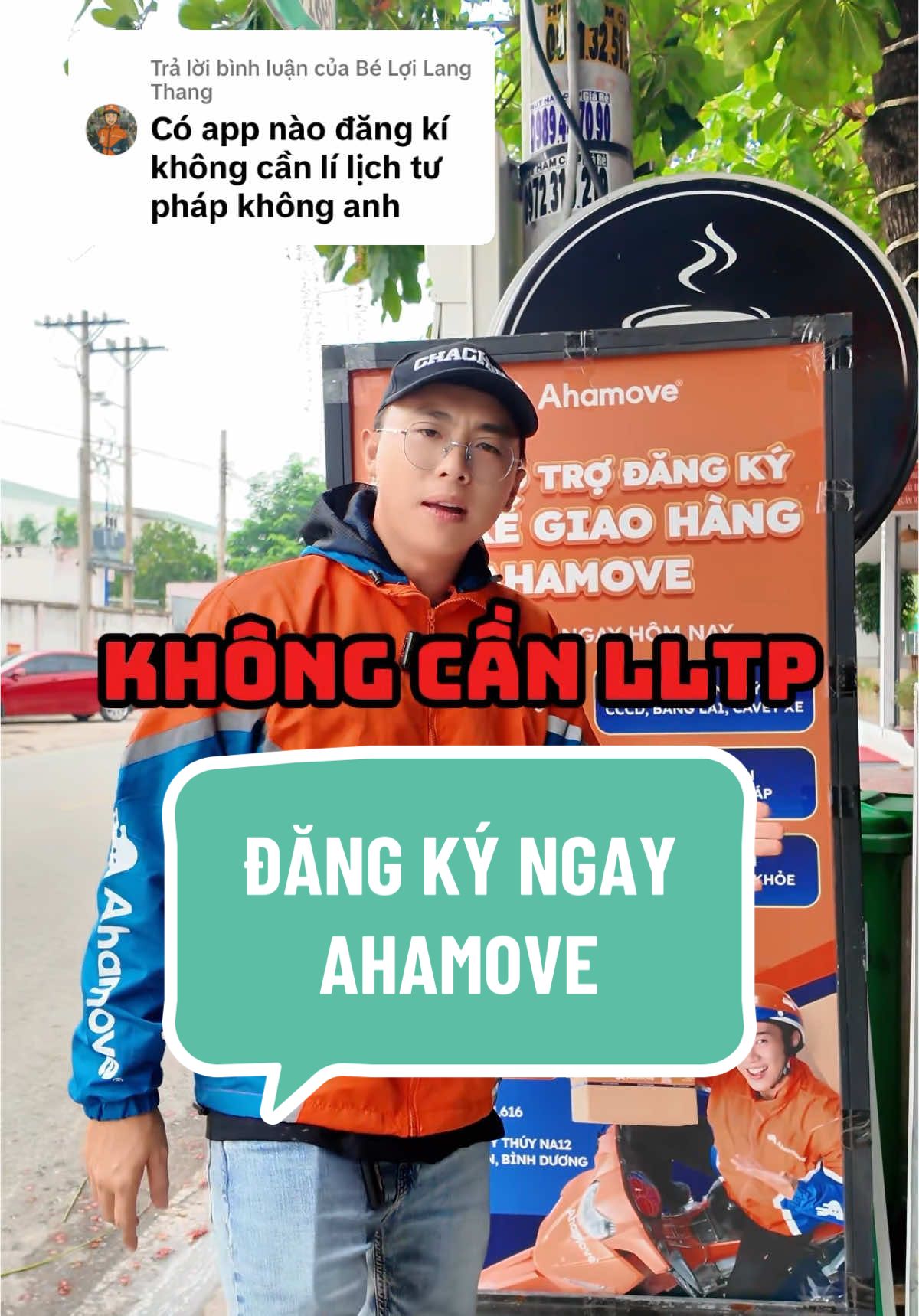 Trả lời @Bé Lợi Lang Thang đăng Ký ahamove không cần lý lịch tư pháp nha anh em , giấy tờ vnid hoặc giấy hẹn bằng lái là đã đăng ký được rồi . Chi phí chỉ 250 cành là full hết cả đồng phục . Ae nào khó khăn đang thất nghiệp thì cứ ghé mình hỗ trợ trả sau cũng đc nha #chubalangthang #ecochuba #Ahamovegiaohang #Xuongphogiaohang 
