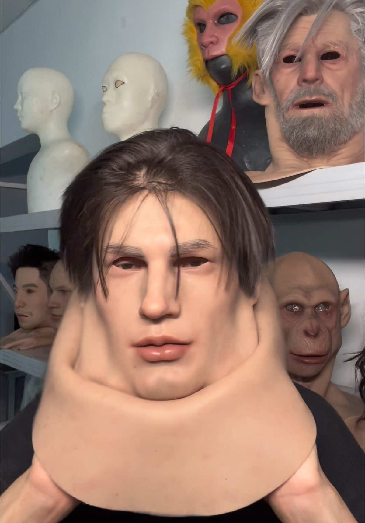 silicone mask #siliconemask #realistic #mask #cosplay #halloweenmask 