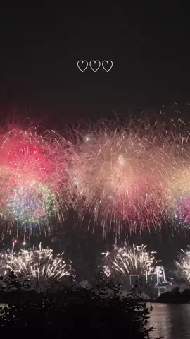Năm nào cũng bon chen dắt díu nhau đi xem , nhưng chưa năm nào chán cả 💓✨🥳#hanhancosme #dcgr #fyp #fireworks #hanabi 