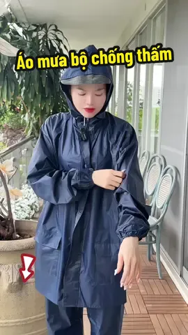Trả lời @co ut tay ninh Áo mưa bộ chống thấm trượt nước nhanh, nam nữ đều mặc được có bigsize đến 90kh luôn nha #ngandali #aomua #aomuabo #boaomua #aomuachongtham #aomuanam 